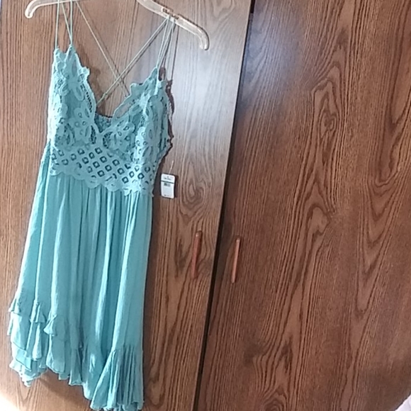 Free People Dresses & Skirts - Free People green dress size S. New dress